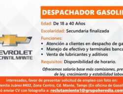 Vacancy for Gas Station Dispatcher: Start Your Journey Today (despachador gasolinera)